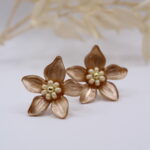 Ohrstecker "Sweety" Bronzgold-L
