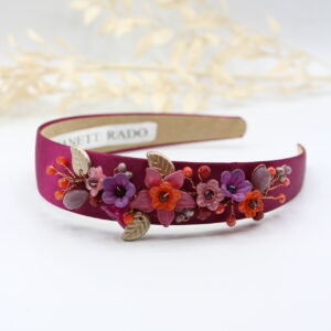 Haarreif "Chloe"- Fuxia