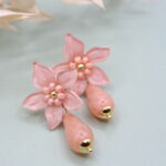 Ohrstecker "Sweety-Drops" Hellrosa