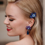 Haarnadel "Audrey"-Blau