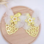 Ohrhänger "Mariposa" Pastellgelb