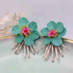 Ohrstecker "Marlene"-Türkisgrün