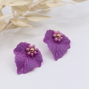 Ohrstecker "Lea"-Violett