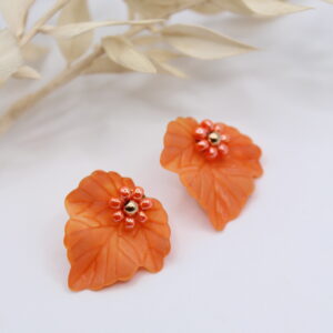 Ohrstecker "Lea"-Orange