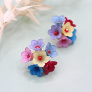 Ohrstecker "Bally"-M / Bunt