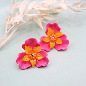 Ohrstecker "Carla"-Pink
