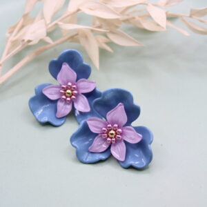 Ohrstecker "Carla"-Blau
