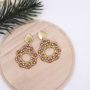 Ohrhänger "Marietta-Circle" Gold