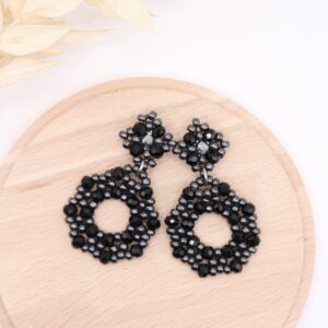 Ohrhänger "Marietta-Cubes" Schwarz