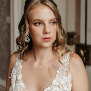 Ohrhänger "Marietta-Heart" Weiss