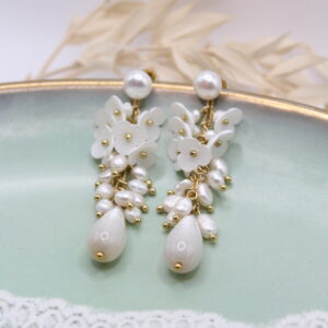 Ohrhänger "Anelie" 2 in 1