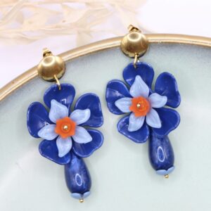 Ohrhänger "Jane" Blau