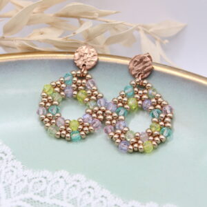 Ohrhänger "Marietta-Circle" Bunt